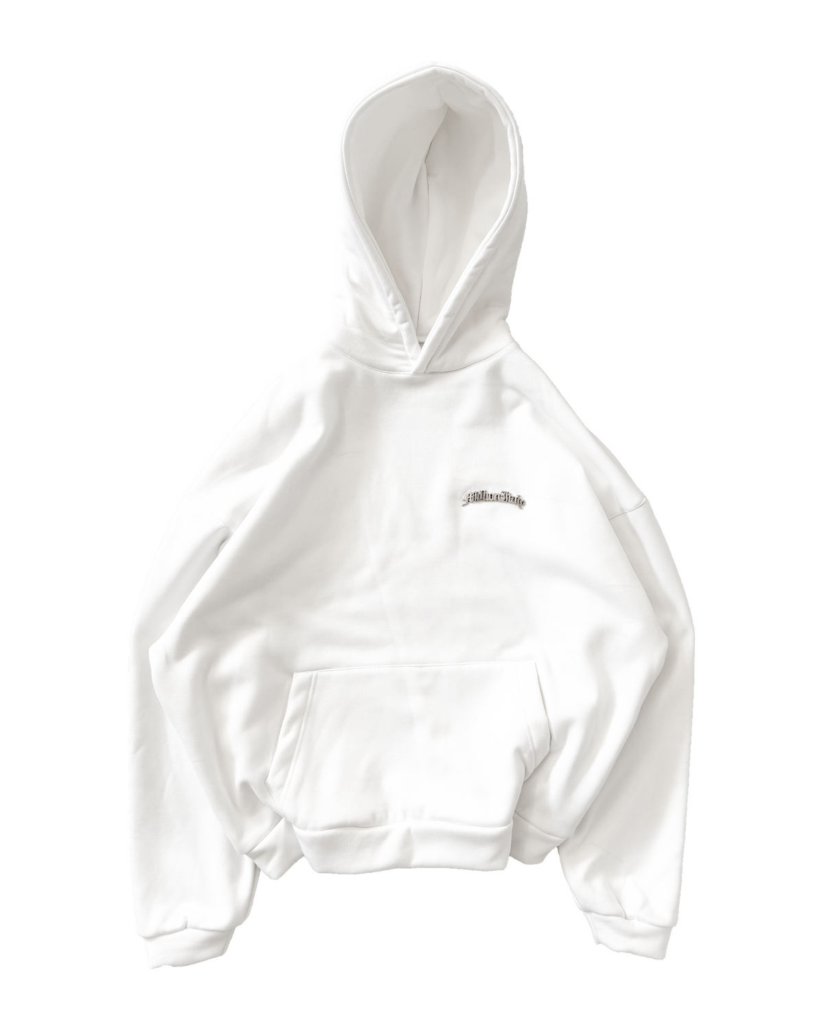 Hoodie Logo Metal Weiß