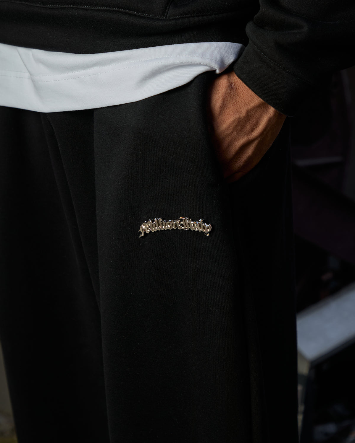 Baggy Logo Metal Schwarz