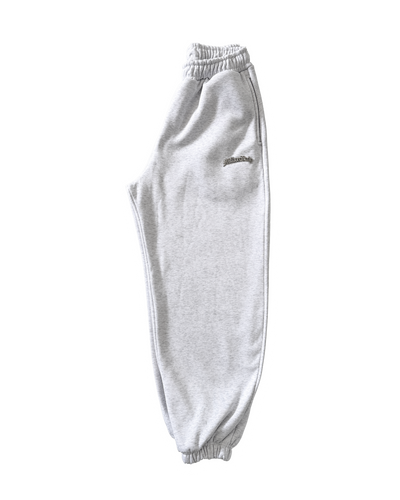 Jogginghose Logo Metall Grau